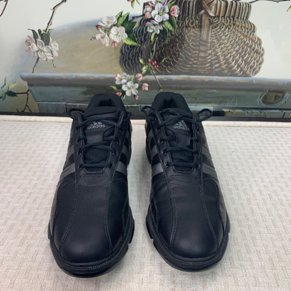 Adidas D 3000 Mens Size 9.5 Black Golf Shoes soft spike Z-Traxion AdiWEAR - Picture 2 of 9